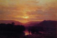 George Inness - Sunset